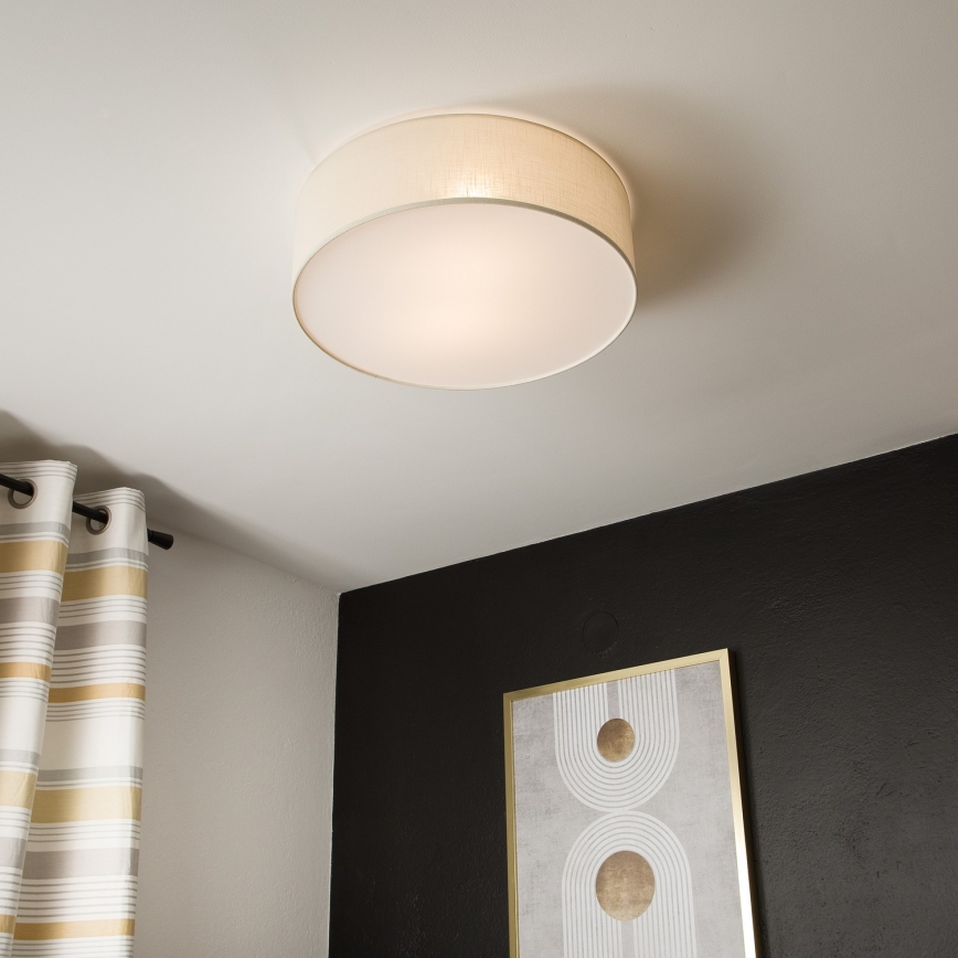 Ceiling light SIRJA DOUBLE 4xE27/15W/230V d. 45 cm creamy