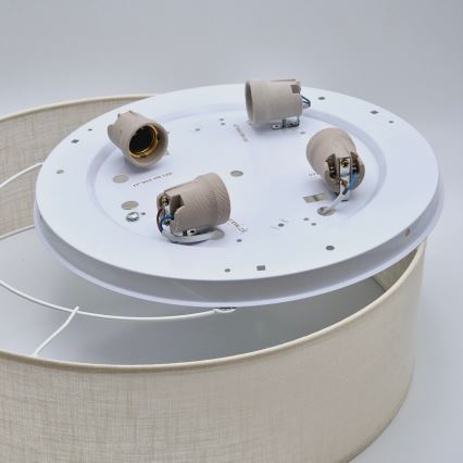 Ceiling light SIRJA DOUBLE 4xE27/15W/230V d. 45 cm creamy