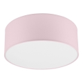 Ceiling light SIRJA PASTEL 1xE27/60W/230V d. 35 cm pink