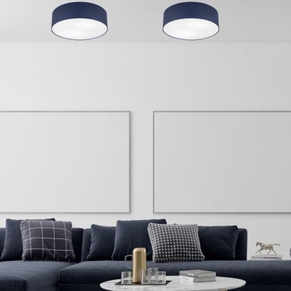 Ceiling light SIRJA PASTEL 2xE27/15W/230V Ø 45 cm dark blue