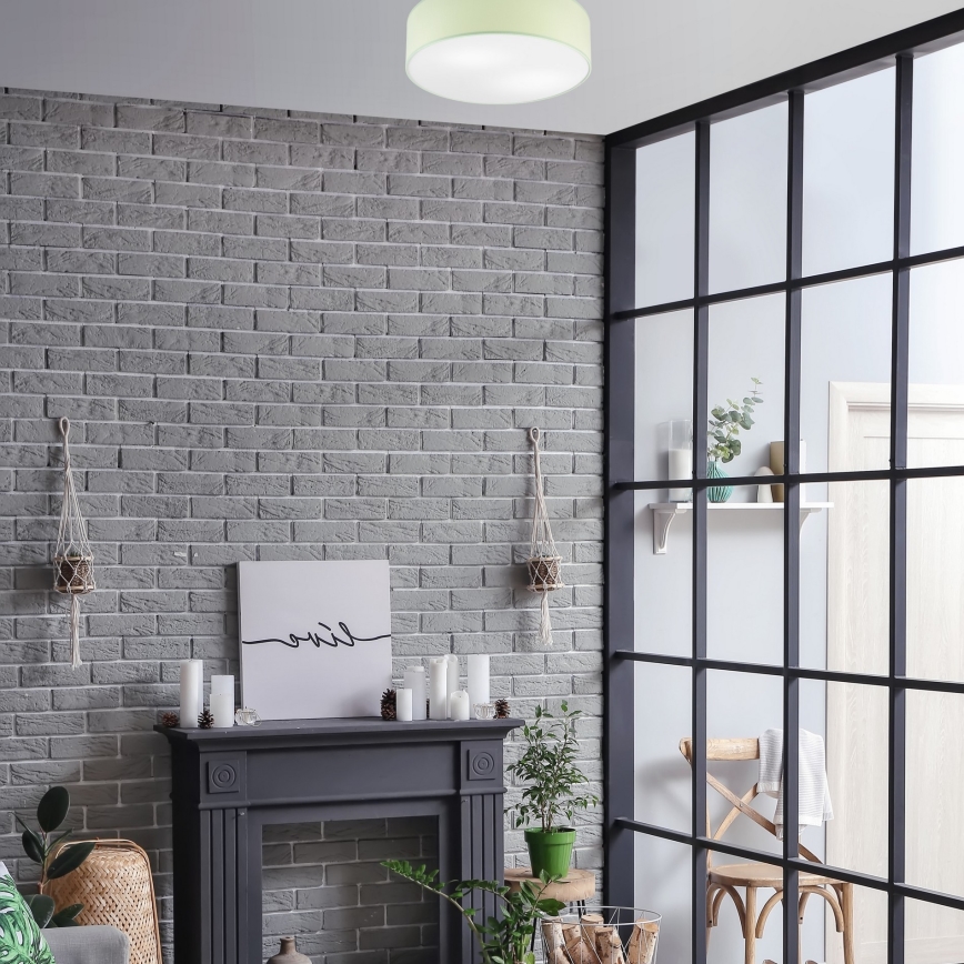 Ceiling light SIRJA PASTEL, 2xE27/15W/230V, Ø 45 cm, green