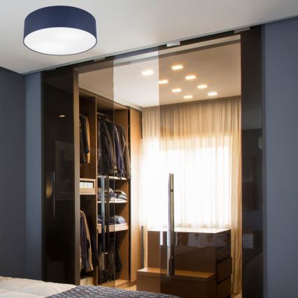 Ceiling light SIRJA PASTEL 2xE27/60W/230V d. 45 cm dark blue