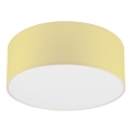 Ceiling light SIRJA PASTEL DOUBLE 2xE27/15W/230V d. 35 cm yellow