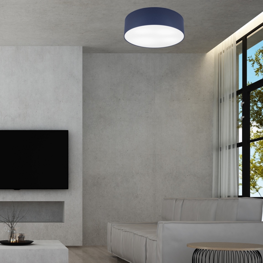 Ceiling light SIRJA PASTEL DOUBLE 4xE27/15W/230V d. 45 cm dark blue