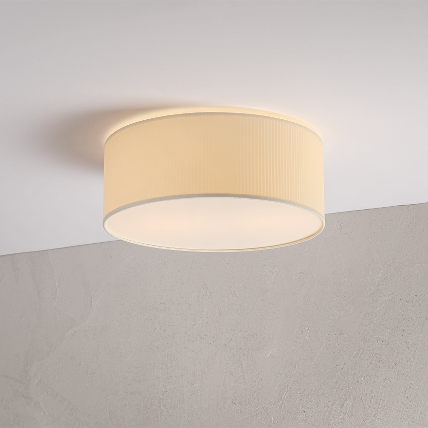 Ceiling light SIRJA PLISADO 2xE27/15W/230V, Ø 35 cm, cream