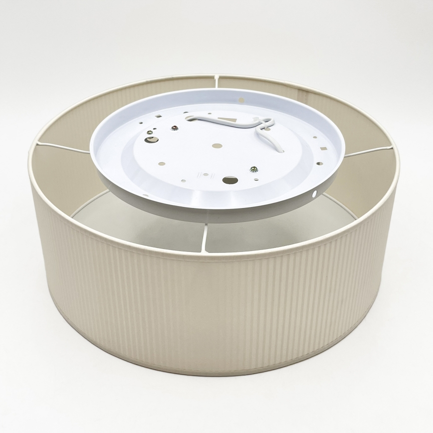 Ceiling light SIRJA PLISADO 2xE27/15W/230V, Ø 35 cm, cream