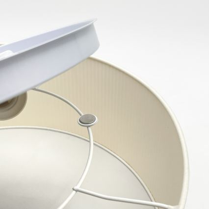 Ceiling light SIRJA PLISADO 2xE27/15W/230V, Ø 35 cm, cream