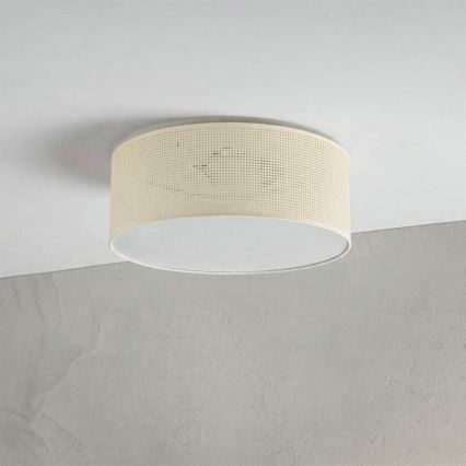 Ceiling light SIRJA PLISADO 2xE27/15W/230V Ø 35 cm cream