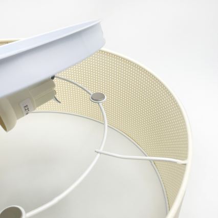 Ceiling light SIRJA PLISADO 2xE27/15W/230V Ø 35 cm cream