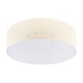 Ceiling light SIRJA PLISADO 4xE27/15W/230V Ø 45 cm cream