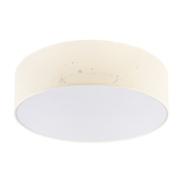 Ceiling light SIRJA PLISADO 4xE27/15W/230V Ø 45 cm cream