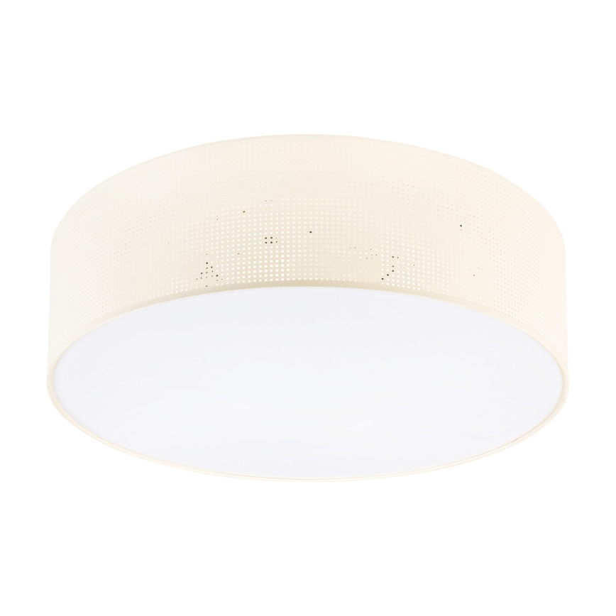 Ceiling light SIRJA PLISADO 4xE27/15W/230V Ø 45 cm cream