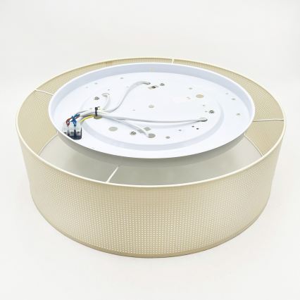 Ceiling light SIRJA PLISADO 4xE27/15W/230V Ø 45 cm cream