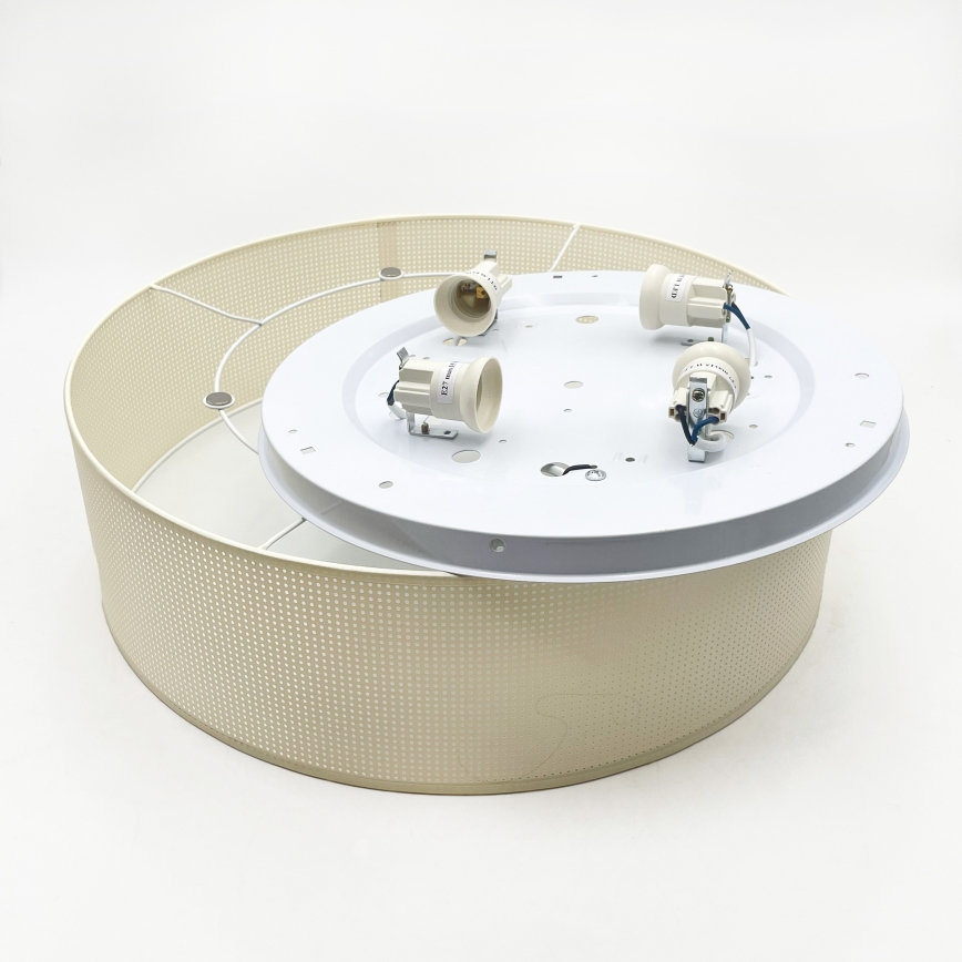 Ceiling light SIRJA PLISADO 4xE27/15W/230V Ø 45 cm cream