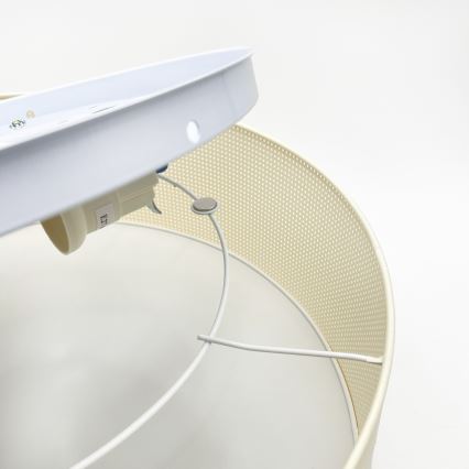 Ceiling light SIRJA PLISADO 4xE27/15W/230V Ø 45 cm cream