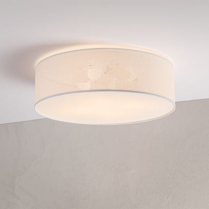 Ceiling light SIRJA PLISADO 4xE27/15W/230V Ø 45 cm White
