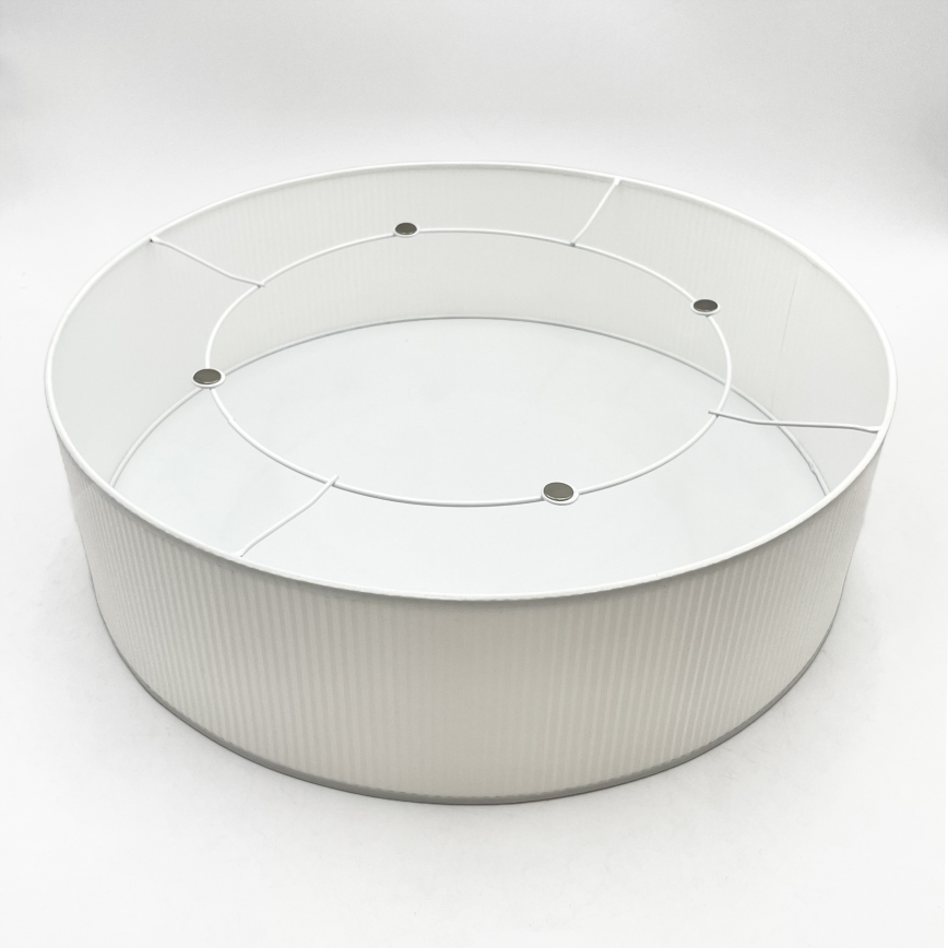 Ceiling light SIRJA PLISADO, 4×E27/15W/230V, Ø 45 cm, white