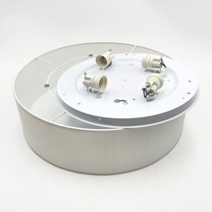 Ceiling light SIRJA PLISADO, 4×E27/15W/230V, Ø 45 cm, white