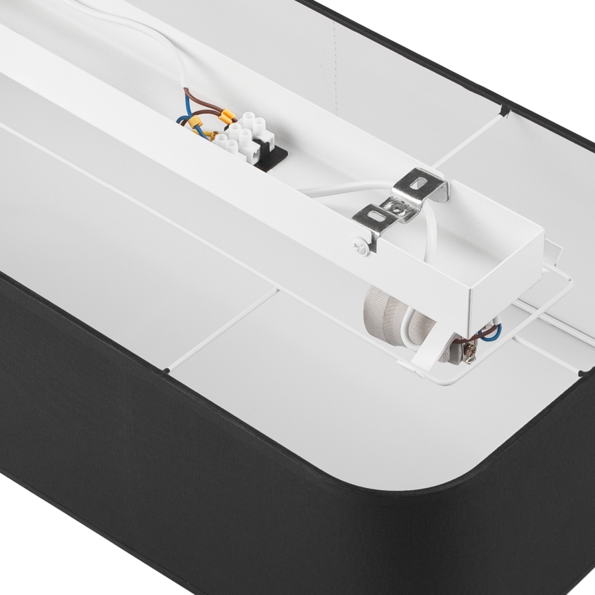 Ceiling light SIRJA SQUARE 2xE27/15W/230V black