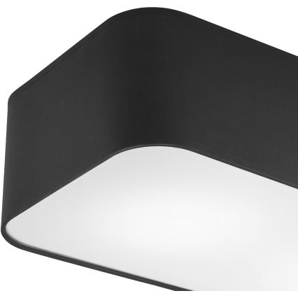 Ceiling light SIRJA SQUARE 2xE27/15W/230V black