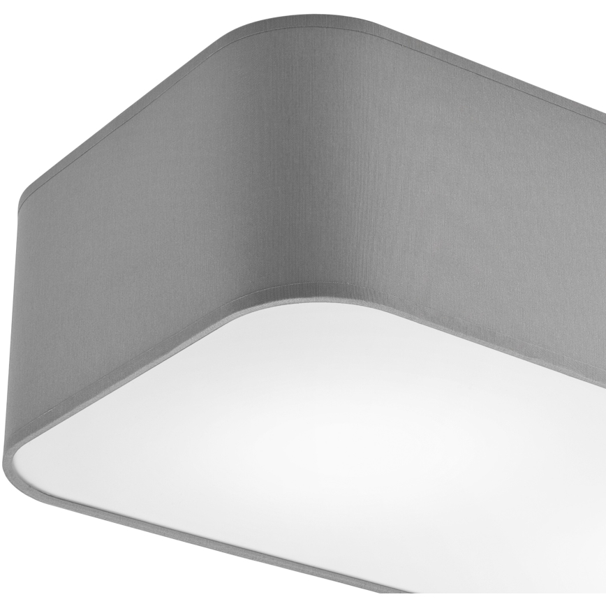Ceiling light SIRJA SQUARE 2xE27/15W/230V grey