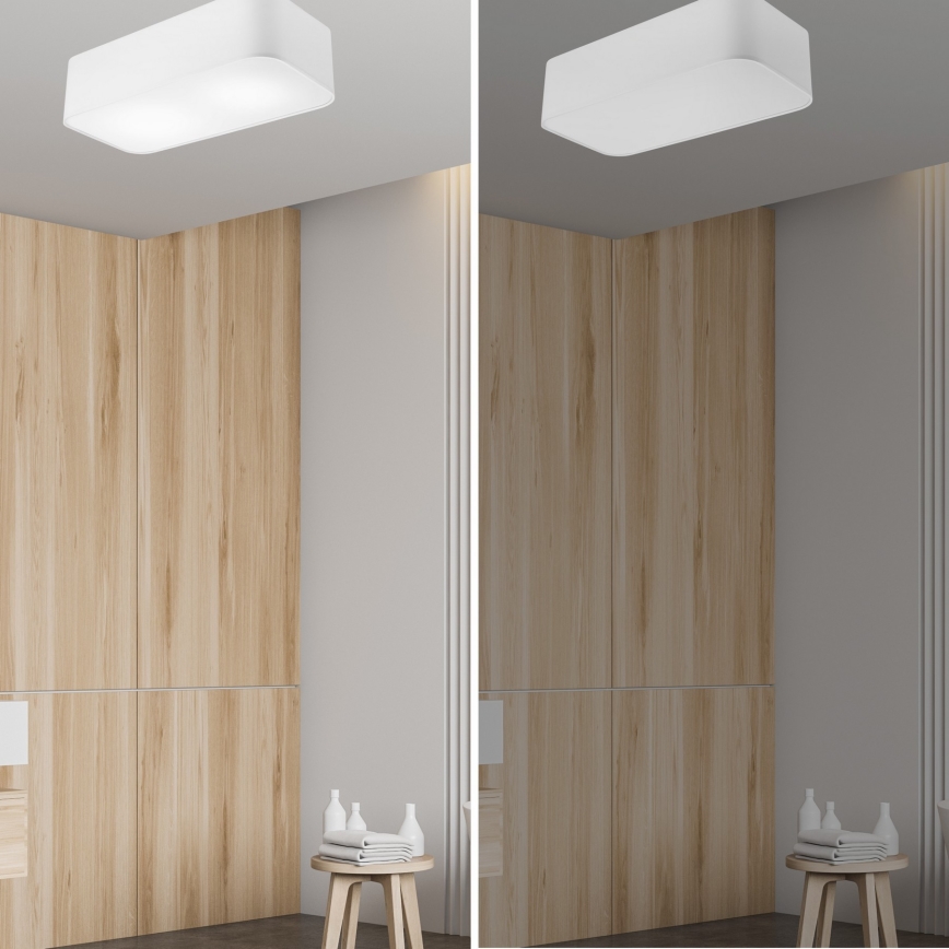 Ceiling light SIRJA SQUARE 2xE27/15W/230V white