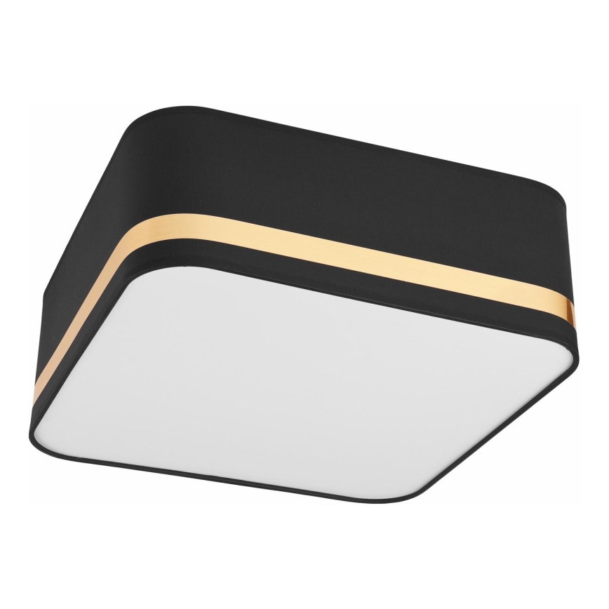 Ceiling light SIRJA SQUARE 2xE27/60W/230V 35x35 cm black