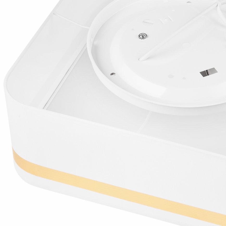 Ceiling light SIRJA SQUARE 2xE27/60W/230V 35x35 cm white