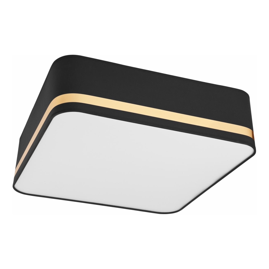 Ceiling light SIRJA SQUARE 4xE27/60W/230V 45x45 cm black