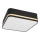 Ceiling light SIRJA SQUARE 4xE27/60W/230V 45x45 cm black
