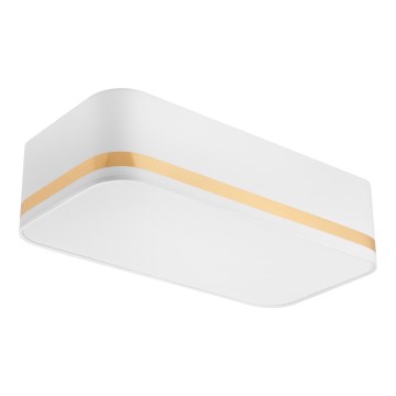 Ceiling light SIRJA SQUARE STRIPE 2xE27/15W/230V white/gold
