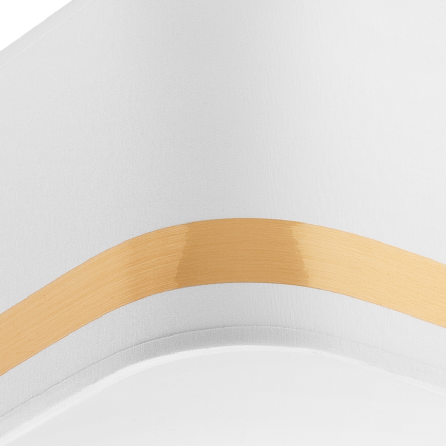 Ceiling light SIRJA SQUARE STRIPE 2xE27/15W/230V white/gold