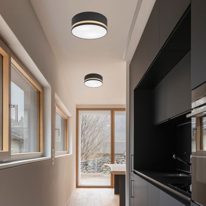 Ceiling light SIRJA STRIPE 2xE27/15W/230V d. 35 cm black