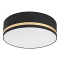 Ceiling light SIRJA STRIPE 4xE27/15W/230V d. 45 cm black