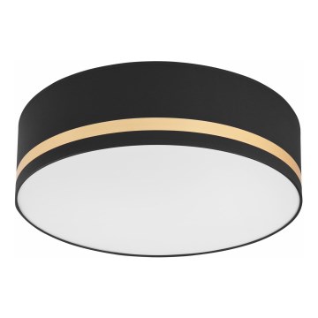 Ceiling light SIRJA STRIPE 4xE27/15W/230V d. 45 cm black