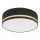 Ceiling light SIRJA STRIPE 4xE27/15W/230V d. 45 cm black