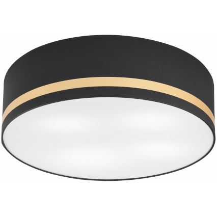 Ceiling light SIRJA STRIPE 4xE27/15W/230V d. 45 cm black