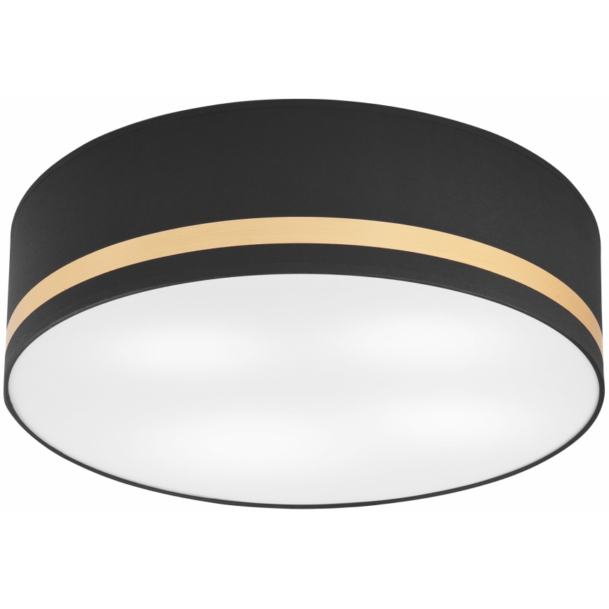 Ceiling light SIRJA STRIPE 4xE27/15W/230V d. 45 cm black