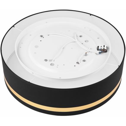 Ceiling light SIRJA STRIPE 4xE27/15W/230V d. 45 cm black