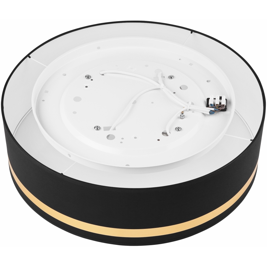Ceiling light SIRJA STRIPE 4xE27/15W/230V d. 45 cm black