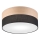 Ceiling light SIRJA WOOD 1xE27/15W/230V d. 35 cm black/oak