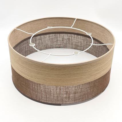 Ceiling light SIRJA WOOD 1xE27/15W/230V d. 35 cm brown/oak