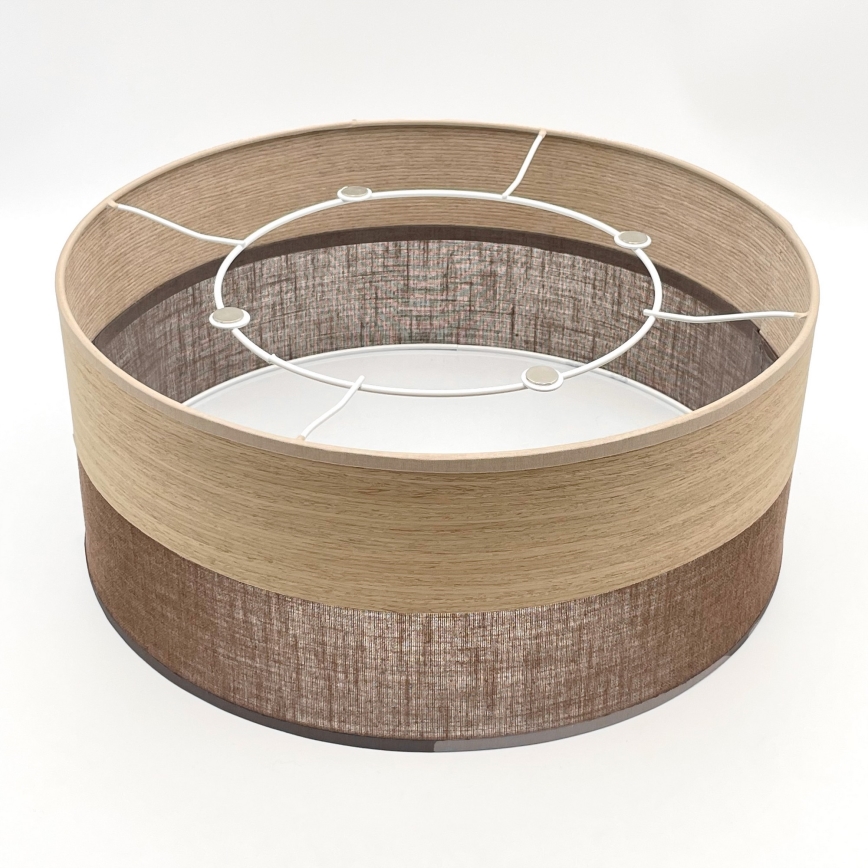 Ceiling light SIRJA WOOD 1xE27/15W/230V d. 35 cm brown/oak