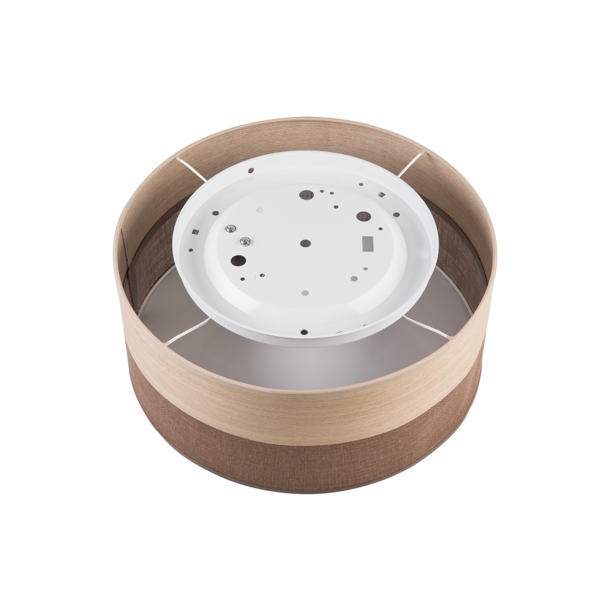 Ceiling light SIRJA WOOD 1xE27/15W/230V d. 35 cm brown/oak