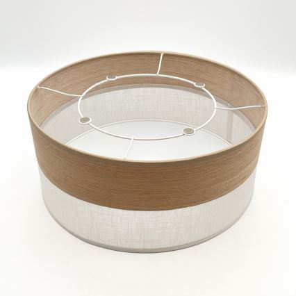 Ceiling light SIRJA WOOD 1xE27/15W/230V d. 35 cm white/oak