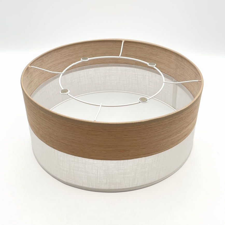 Ceiling light SIRJA WOOD 1xE27/15W/230V d. 35 cm white/oak