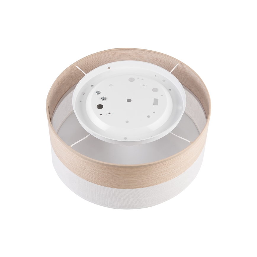 Ceiling light SIRJA WOOD 1xE27/15W/230V d. 35 cm white/oak