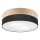 Ceiling light SIRJA WOOD 2xE27/15W/230V d. 45 cm black/oak