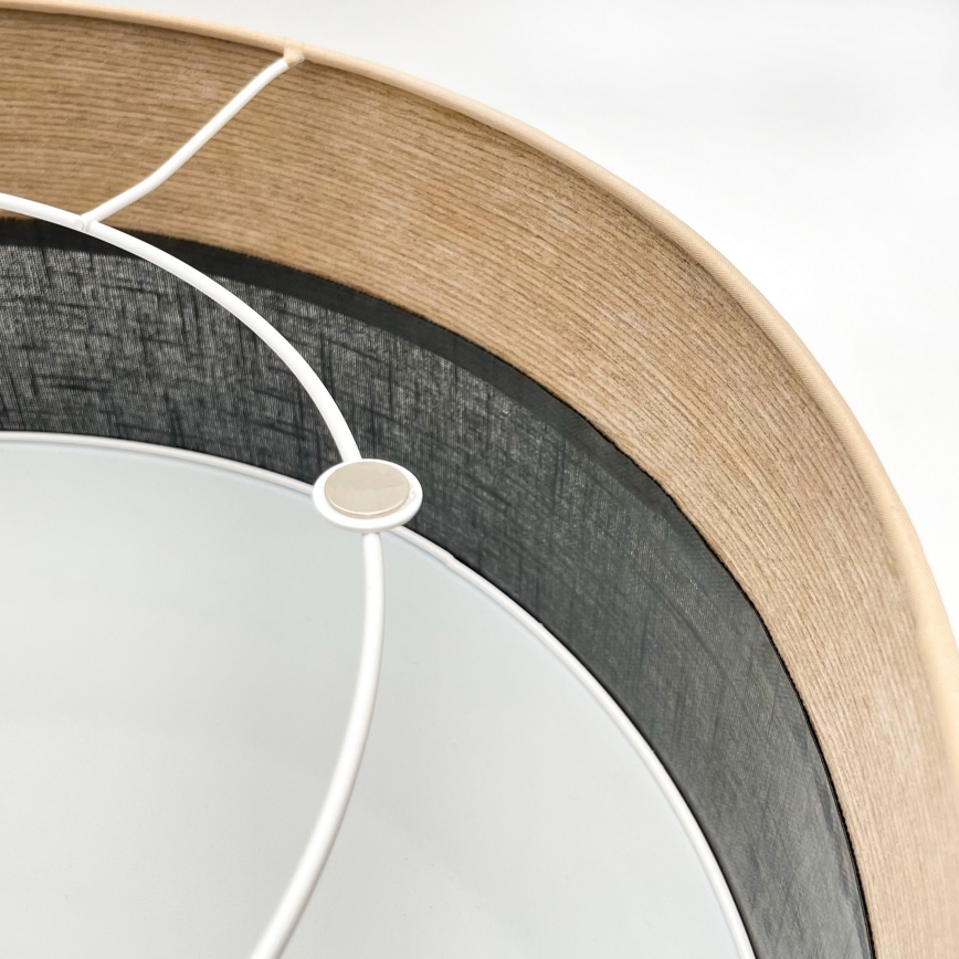 Ceiling light SIRJA WOOD 2xE27/15W/230V d. 45 cm black/oak