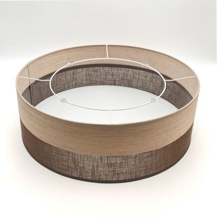 Ceiling light SIRJA WOOD 2xE27/15W/230V d. 45 cm brown/oak